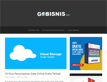 Tablet Screenshot of gobisnis.net